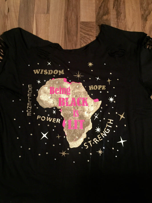 Glow in the Dark MY BLACK IS LIT